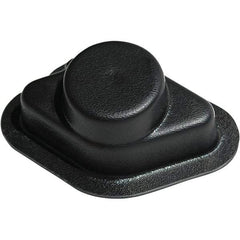 Made in USA - Flame Retardent ABS Housing Plastic Bearing Flange Mount - 6-1/2" Wide x 6-11/16" Outside Diam - Apex Tool & Supply