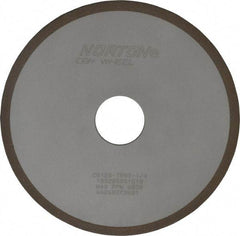 Norton - 6" Diam x 1-1/4" Hole x 1/8" Thick, 120 Grit Surface Grinding Wheel - CBN, Type 1A1, Fine Grade, Resinoid Bond - Apex Tool & Supply