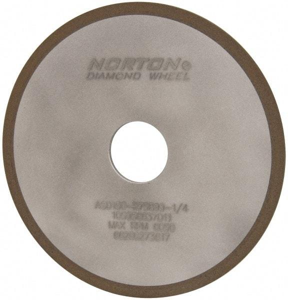 Norton - 6" Diam x 1-1/4" Hole x 1/8" Thick, 150 Grit Surface Grinding Wheel - Diamond, Type 1A1, Very Fine Grade, Resinoid Bond - Apex Tool & Supply