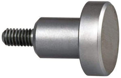 Mitutoyo - M2.5x0.45, 10mm Ball Diam, Carbide Flat Contact Point - 10mm Contact Point Length, Use with AGD 1,2,3,4 - Apex Tool & Supply