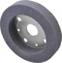 Norton - 6" Diam, 1-1/4" Hole Size, 1" Overall Thickness, 46 Grit, Type 2 Tool & Cutter Grinding Wheel - Coarse Grade, Aluminum Oxide, K Hardness, Vitrified Bond, 3,600 RPM - Apex Tool & Supply