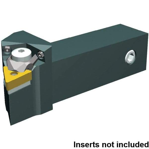 Kennametal - MTJN, Right Hand Cut, 93° Lead Angle, 25mm Shank Height x 25mm Shank Width, Negative Rake Indexable Turning Toolholder - 107mm OAL, TNMA 1604.. Insert Compatibility, Series Kenloc - Apex Tool & Supply