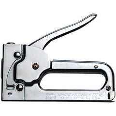 Arrow - Manual Staple Gun - Chrome Plated Steel - Apex Tool & Supply