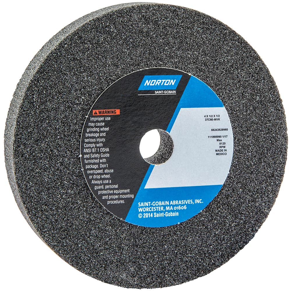 Norton - Surface Grinding Wheels Wheel Diameter (Decimal Inch): 4 Wheel Diameter (Inch): 4 - Apex Tool & Supply
