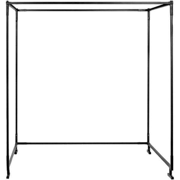 Steiner - 6' High x 6' Wide, Black Welding Screen Frame - Use with Protect-O-Screen HD Welding Booth - Apex Tool & Supply