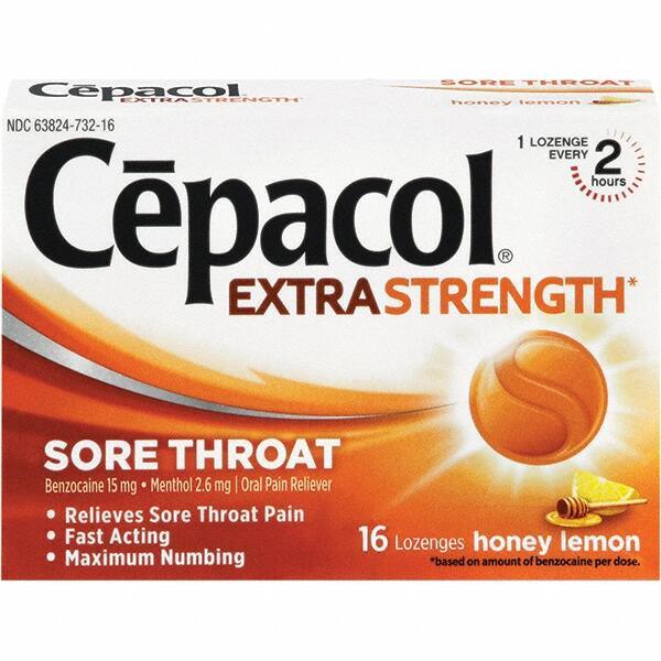 Cepacol - Honey Lemon Flavor Cough Drop Lozenges - Sore Throat Relief - Apex Tool & Supply