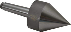 Riten - MT4 Taper Shank, Live Center - 3-1/2" Point Diam, 4-15/16" Point Len, 1,500 Lb Max Workpc, Pipe Nose Point - Apex Tool & Supply