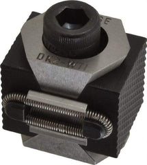 Mitee-Bite - 20,000 Lb Holding Force Double Vise Wedge Clamp - 1.65" Wide x 1.18" Deep x 1.18" High Base, 48 to 52 HRC, 1.65 to 1.93" Jaw Spread, 110 Lb/Ft Torque, 1/2-13 Screw Thread - Apex Tool & Supply
