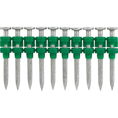 Nails For Power Nailers; Nail Type: Concrete Nails; Diameter (Decimal Inch): 0.1080; Material: Steel; Shank Type: Ring; Collation Type: Straight Stick; Finish/Coating: Zinc; Head Type: Round; Collation Material: Plastic; For Use With: C5 Trak-It Power Nai