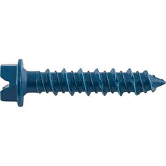 DeWALT Anchors & Fasteners - 1/4" Diam, 2-1/4 Length Under Head, Hex Drive Concrete Screw & Masonry Fastener - Apex Tool & Supply