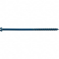 DeWALT Anchors & Fasteners - 3/16" Diam, 3-3/4 Length Under Head, Hex Drive Concrete Screw & Masonry Fastener - Apex Tool & Supply