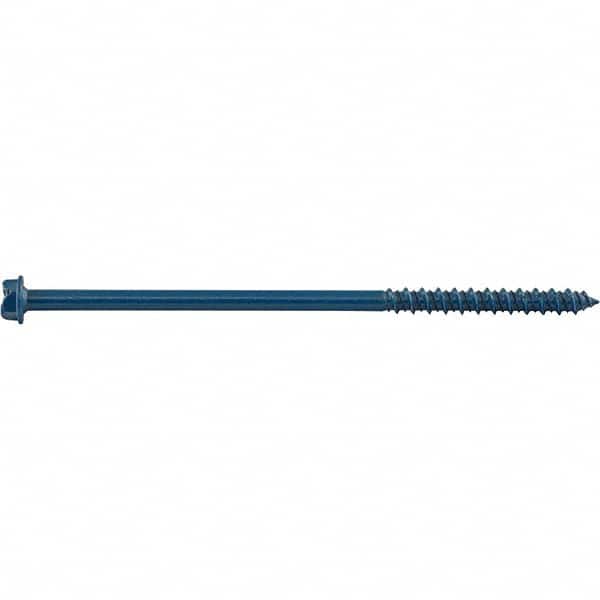 DeWALT Anchors & Fasteners - 1/4" Diam, 5 Length Under Head, Hex Drive Concrete Screw & Masonry Fastener - Apex Tool & Supply