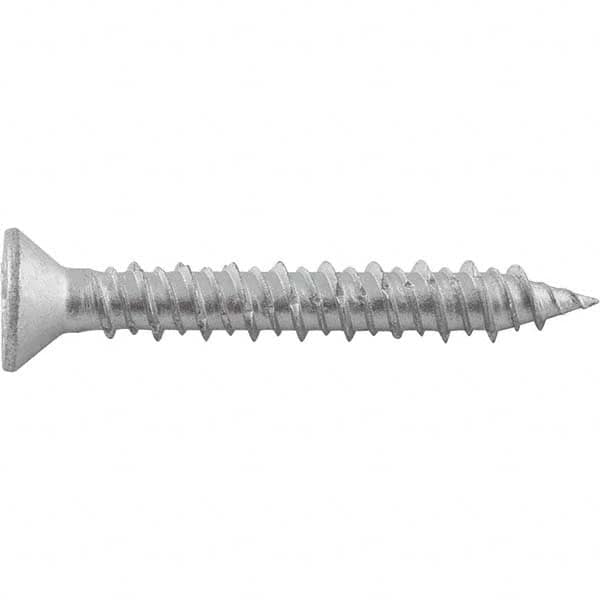 DeWALT Anchors & Fasteners - 1/4" Diam, 4 Overall Length, Phillips Drive Concrete Screw & Masonry Fastener - Apex Tool & Supply