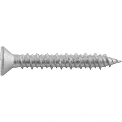 DeWALT Anchors & Fasteners - 1/4" Diam, 2-3/4 Overall Length, Phillips Drive Concrete Screw & Masonry Fastener - Apex Tool & Supply