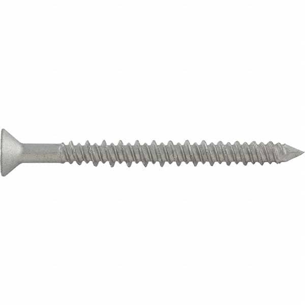 DeWALT Anchors & Fasteners - 3/16" Diam, 2-1/4 Overall Length, Phillips Drive Concrete Screw & Masonry Fastener - Apex Tool & Supply
