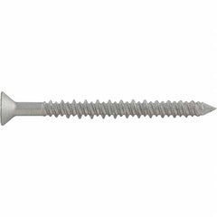 DeWALT Anchors & Fasteners - 3/16" Diam, 2-1/4 Overall Length, Phillips Drive Concrete Screw & Masonry Fastener - Apex Tool & Supply