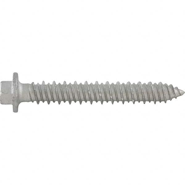 DeWALT Anchors & Fasteners - 5/16" Diam, 4 Length Under Head, Hex Drive Concrete Screw & Masonry Fastener - Apex Tool & Supply