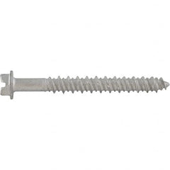 DeWALT Anchors & Fasteners - 1/4" Diam, 2-1/4 Length Under Head, Hex Drive Concrete Screw & Masonry Fastener - Apex Tool & Supply