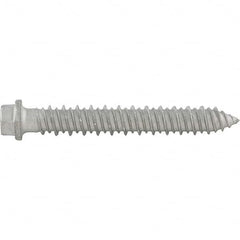 DeWALT Anchors & Fasteners - 5/16" Diam, 3-1/4 Length Under Head, Hex Drive Concrete Screw & Masonry Fastener - Apex Tool & Supply