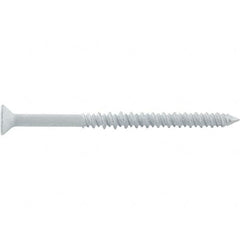 DeWALT Anchors & Fasteners - 1/4" Diam, 3-1/4 Overall Length, Phillips Drive Concrete Screw & Masonry Fastener - Apex Tool & Supply