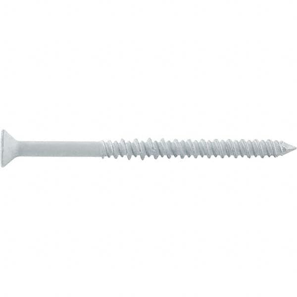 DeWALT Anchors & Fasteners - 1/4" Diam, 1-1/4 Overall Length, Phillips Drive Concrete Screw & Masonry Fastener - Apex Tool & Supply