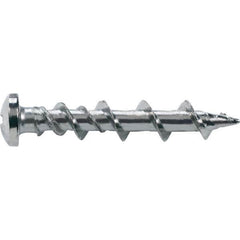 DeWALT Anchors & Fasteners - 1/4" Diam, 1-1/2 Length Under Head, Phillips Drive Concrete Screw & Masonry Fastener - Apex Tool & Supply