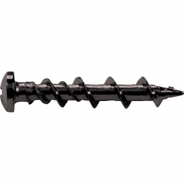 DeWALT Anchors & Fasteners - 1/4" Diam, 1-1/4 Length Under Head, Phillips Drive Concrete Screw & Masonry Fastener - Apex Tool & Supply