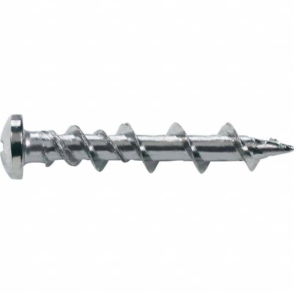 DeWALT Anchors & Fasteners - 1/4" Diam, 1-1/2 Length Under Head, Phillips Drive Concrete Screw & Masonry Fastener - Apex Tool & Supply