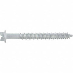 DeWALT Anchors & Fasteners - 1/4" Diam, 3-1/4 Length Under Head, Hex Drive Concrete Screw & Masonry Fastener - Apex Tool & Supply