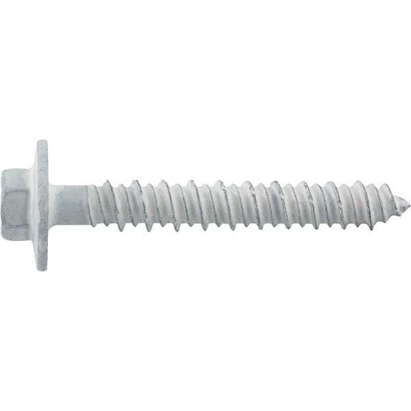 DeWALT Anchors & Fasteners - 1/4" Diam, 2-1/4 Length Under Head, Hex Drive Concrete Screw & Masonry Fastener - Apex Tool & Supply