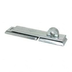 American Lock - 1-5/8" Long x 7-1/4" Wide, Straight Hasp - Hardened Steel - Apex Tool & Supply