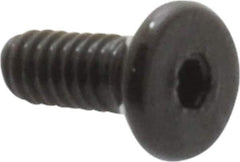 Value Collection - #0-80 UNF Hex Socket Drive, Flat Screw - Alloy Steel, Black Oxide Finish, Fully Threaded, 3/16" OAL - Apex Tool & Supply