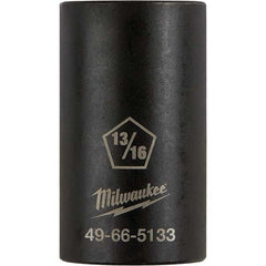 Milwaukee Tool - 1/2" Drive 13/16" Universal Thin Wall Nonsparking Deep Impact Socket - Apex Tool & Supply