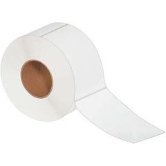 Value Collection - Pack of 4 Rolls, 900 Labels per Roll, 4" x 6-1/2" White Matte Coated Facestock Thermal Labels - Apex Tool & Supply