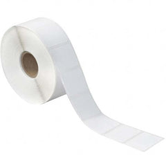 Value Collection - Pack of 12 Rolls, 1,380 Labels per Roll, 1-1/4" x 1" White Paper Thermal Labels - Apex Tool & Supply