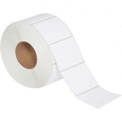 Value Collection - Pack of 4 Rolls, 2,000 Labels per Roll, 4" x 3" White Topcoated Facestock Thermal Labels - Apex Tool & Supply