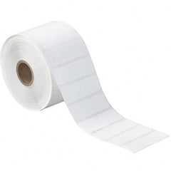 Value Collection - Pack of 12 Rolls, 1,780 Labels per Roll, 2-1/4" x 3/4" White Paper Thermal Labels - Apex Tool & Supply