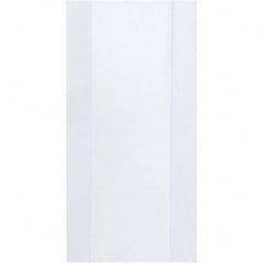 Value Collection - Pack of (1000), 4 x 12" 2 mil Gusseted Poly Bags - Apex Tool & Supply
