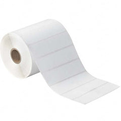 Value Collection - Pack of 12 Rolls, 1,310 Labels per Roll, 4" x 1" White Paper Thermal Labels - Apex Tool & Supply