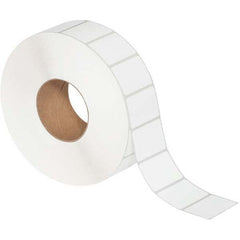 Value Collection - Pack of 4 Rolls, 4,308 Labels per Roll, 2-1/4" x 1-1/2" White Matte Coated Facestock Thermal Labels - Apex Tool & Supply