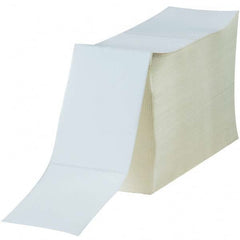 Value Collection - Pack of (2500), 4" x 6" White Matte Coated Facestock Thermal Label - Apex Tool & Supply