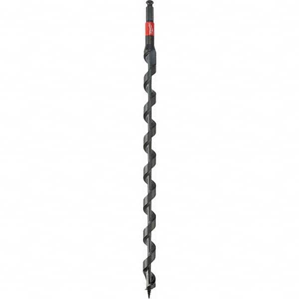 Milwaukee Tool - Auger & Utility Drill Bits Auger Bit Size (Inch): 11/16 Shank Diameter (Inch): 7/16 - Apex Tool & Supply