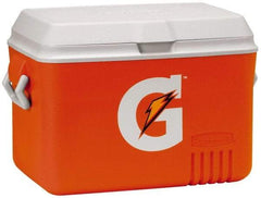 Gatorade - 48 Qt Ice Chest - Plastic, Orange/White - Apex Tool & Supply