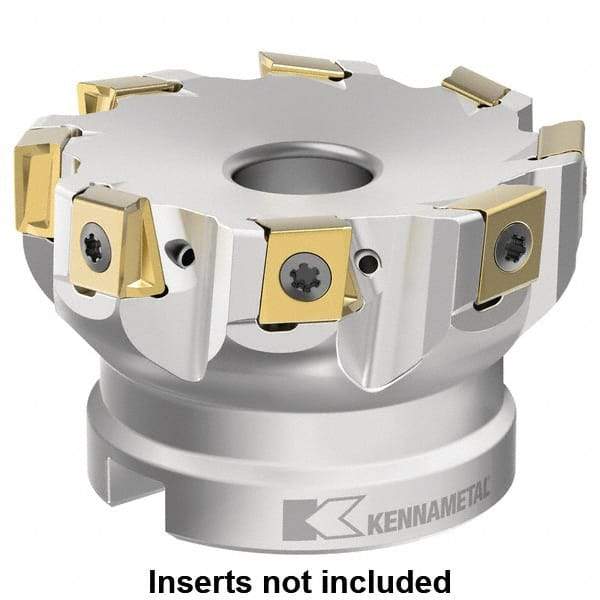 Kennametal - Indexable Square-Shoulder Face Mills Cutting Diameter (mm): 100.00 Cutting Diameter (Decimal Inch): 3.9370 - Apex Tool & Supply