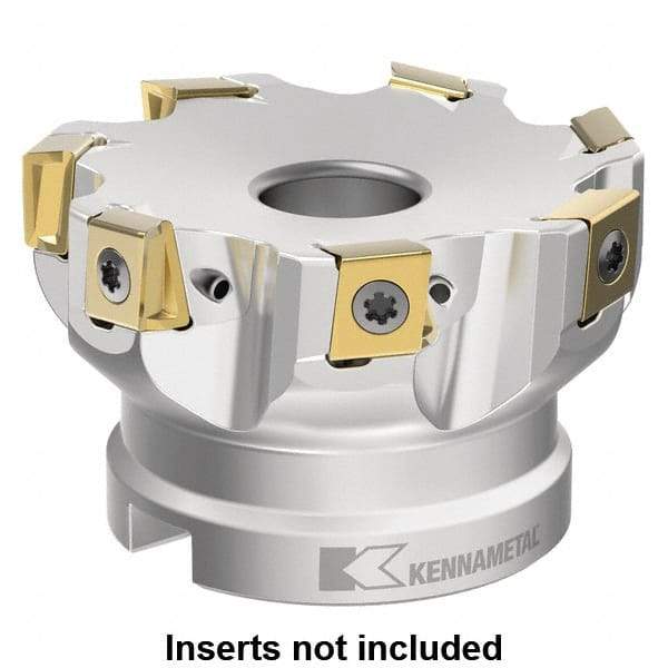 Kennametal - Indexable Square-Shoulder Face Mills Cutting Diameter (Inch): 4 Cutting Diameter (Decimal Inch): 4.0000 - Apex Tool & Supply