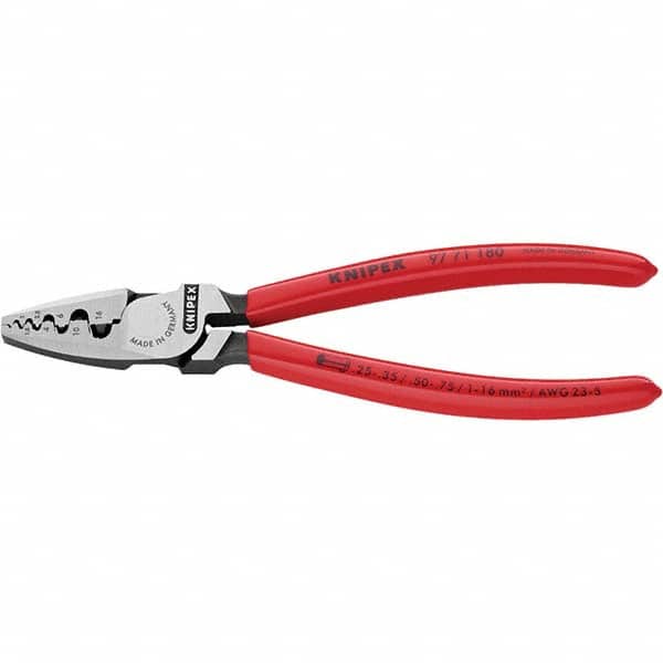 Knipex - Crimpers Type: Crimping Pliers Style: Crimping Pliers for End Sleeves (Ferrules) - Apex Tool & Supply