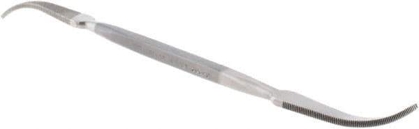 Grobet - 7" Riffler Precision Swiss Pattern File - Silversmith's Handle - Apex Tool & Supply