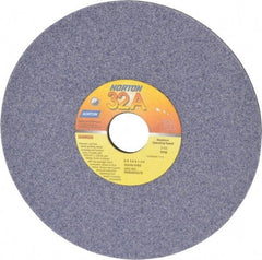 Norton - 8" Diam x 1-1/4" Hole x 1/4" Thick, I Hardness, 46 Grit Surface Grinding Wheel - Aluminum Oxide, Type 1, Coarse Grade, 3,105 Max RPM, Vitrified Bond, No Recess - Apex Tool & Supply