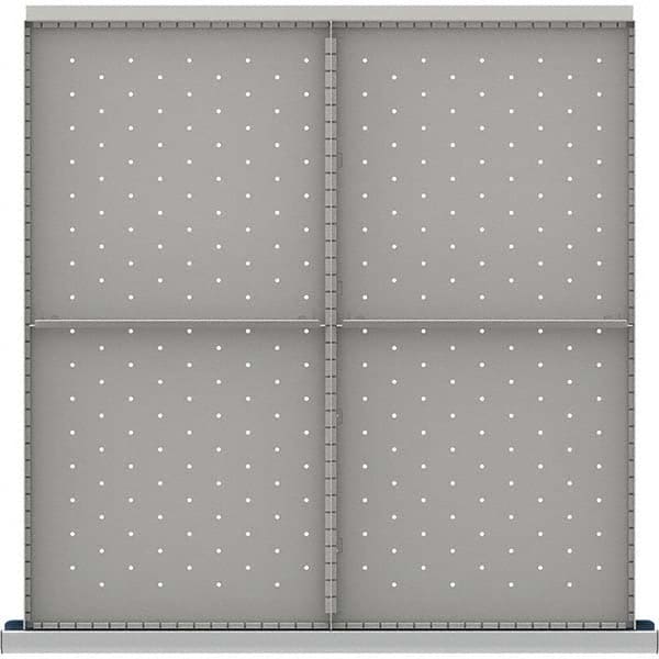 LISTA - 4-Compartment Drawer Divider Layout for 3.15" High Drawers - Apex Tool & Supply