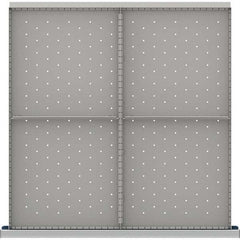 LISTA - 4-Compartment Drawer Divider Layout for 3.15" High Drawers - Apex Tool & Supply